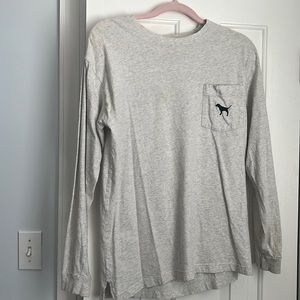 Light grey Pink long sleeve